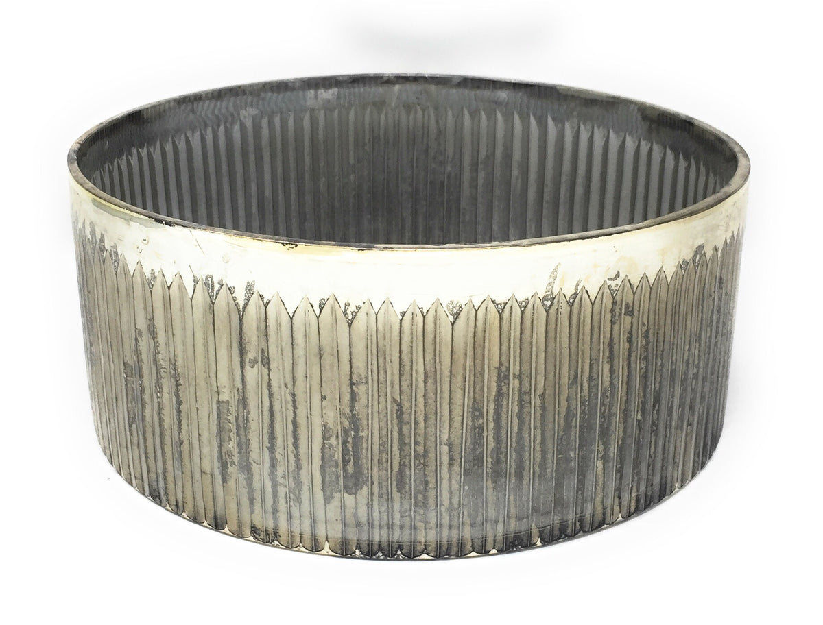 Large Mercury Glass Bowl Trays & Bowls Serene Spaces Livig Serene