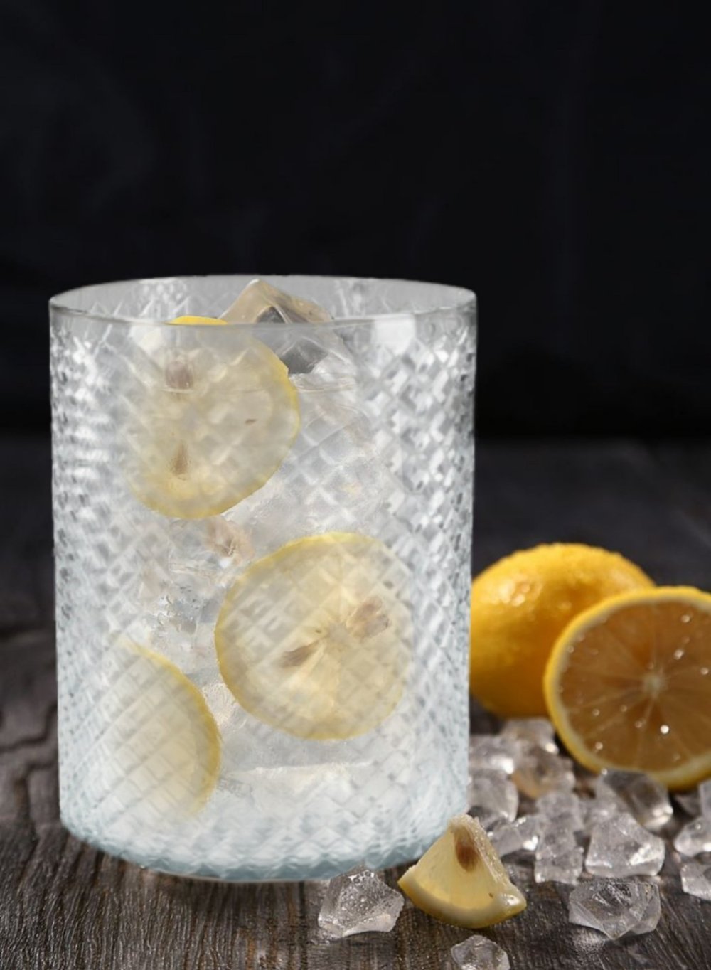 Diamond Cut Glass Vase, In 3 Shapes
