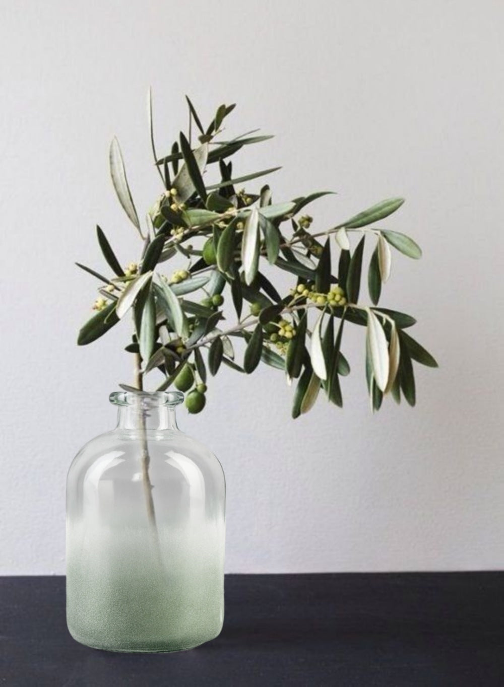 Sea Glass Vase, 6.5" Tall & 4.25" Diameter