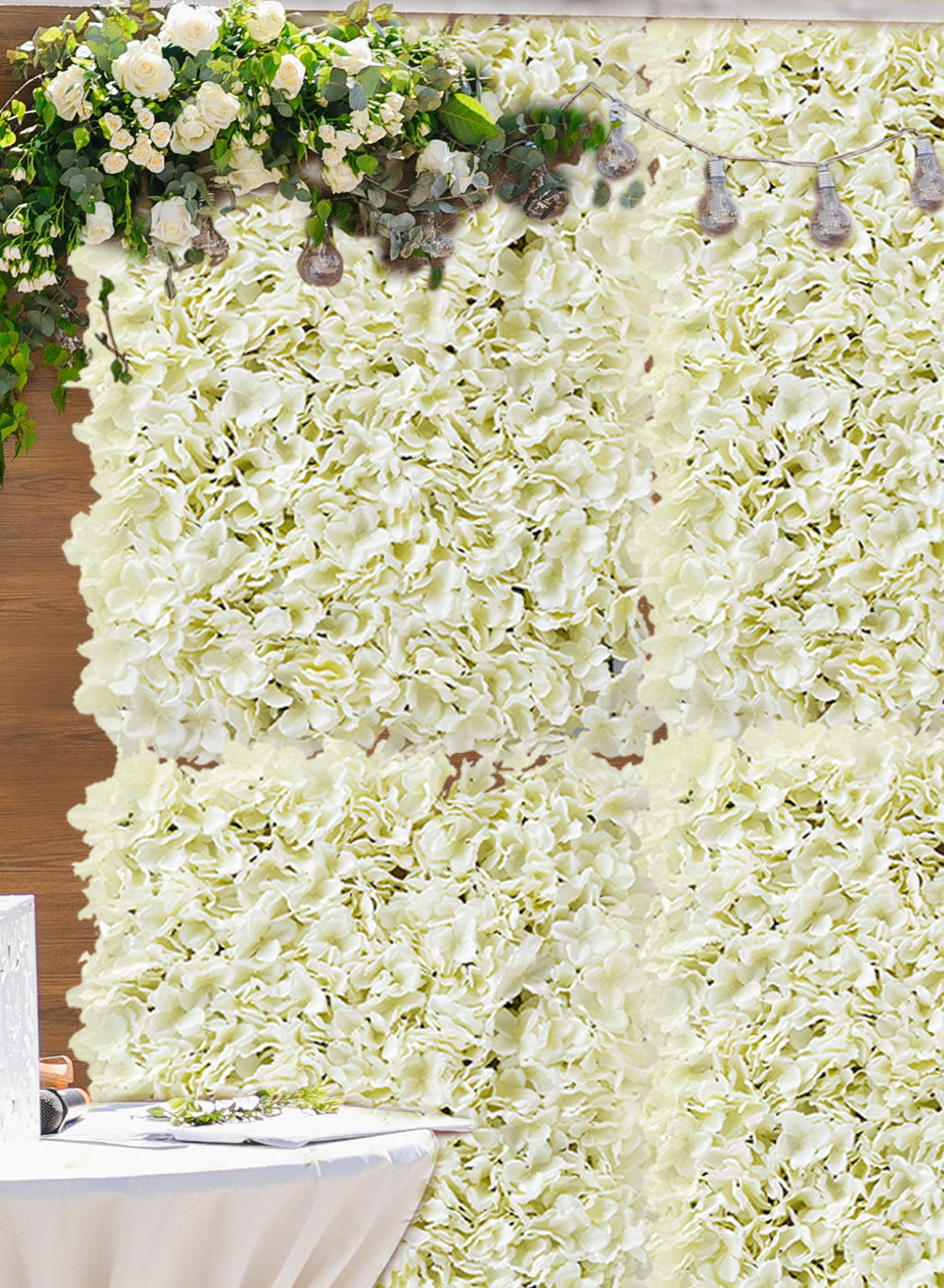 Silk Hydrangea Wall Panel-Sold Individually & in Pack of 4
