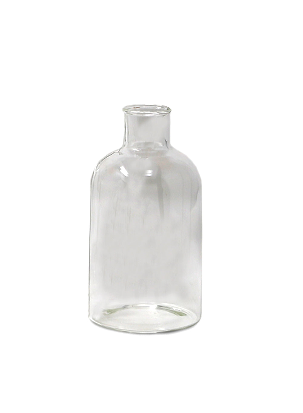 Bottle Bud Vase, 3" Diameter & 5.75" Tall, Pack of 4