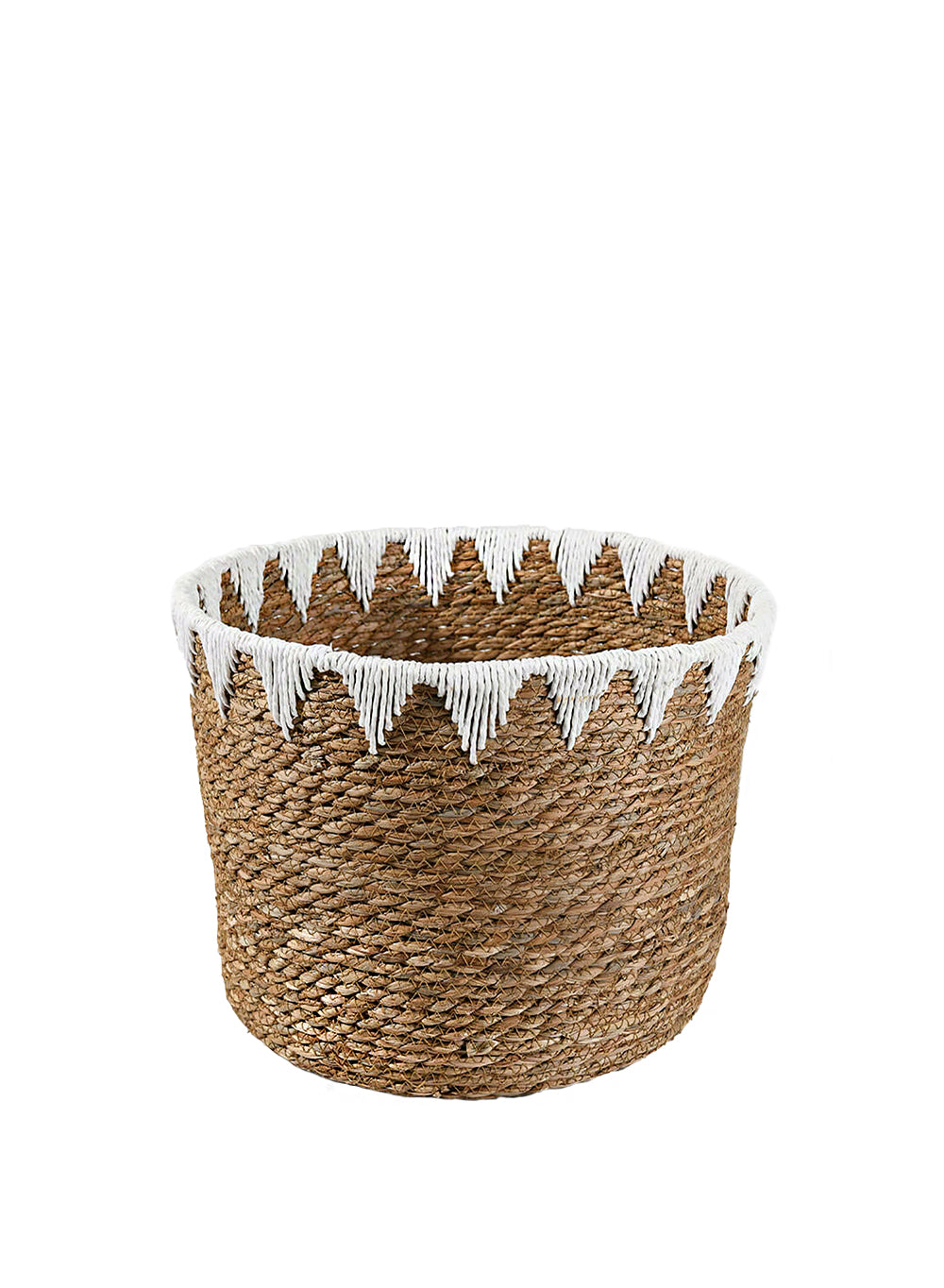 Handmade Cattail Leaf Basket, in 3 Sizes