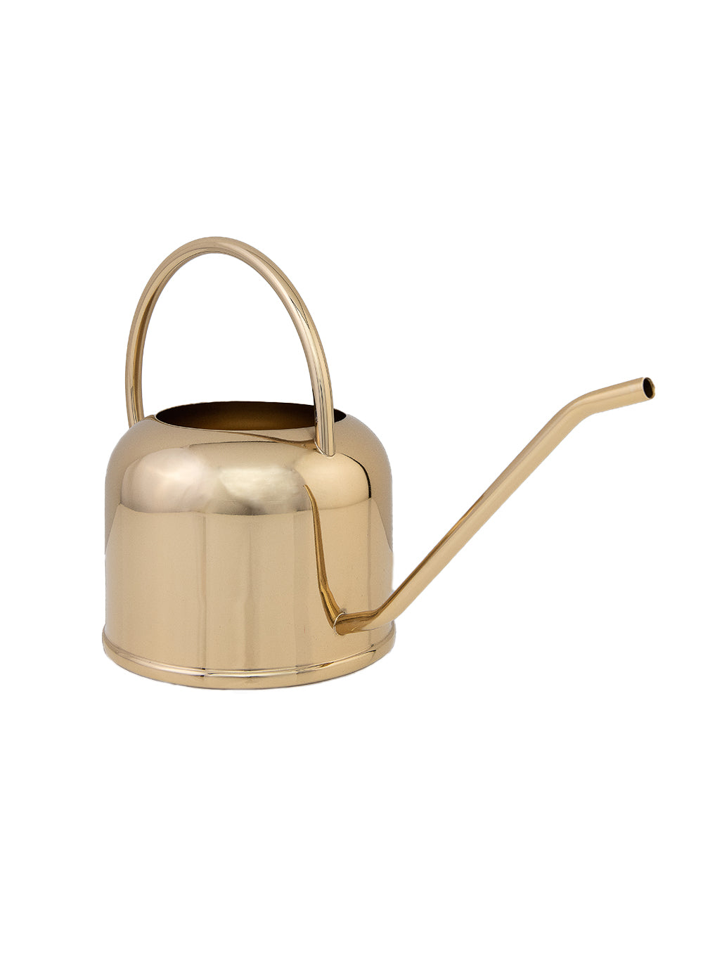Gold Metal Watering Can, 14.75" Long, 4" Wide & 9" Tall