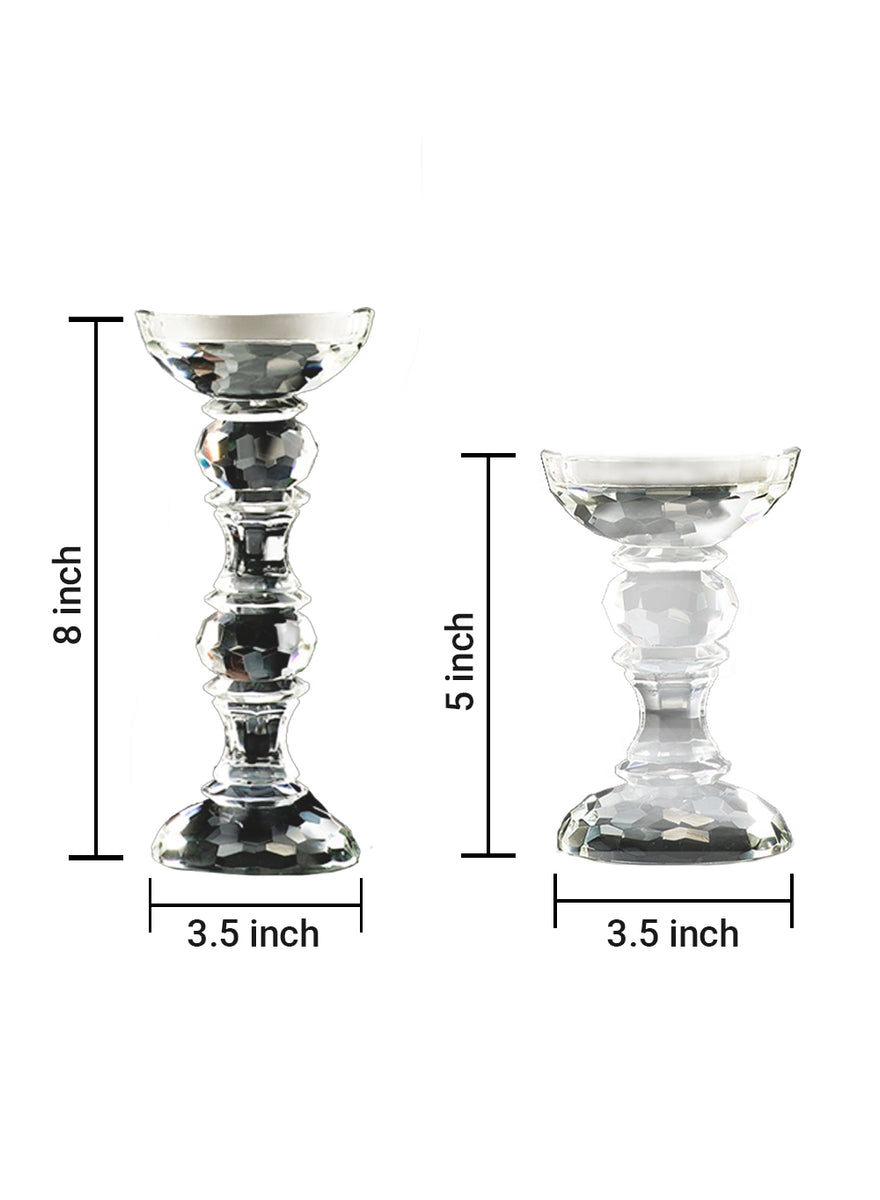 Glass Pillar Candle Holders Starting at 32 Serene Spaces Living