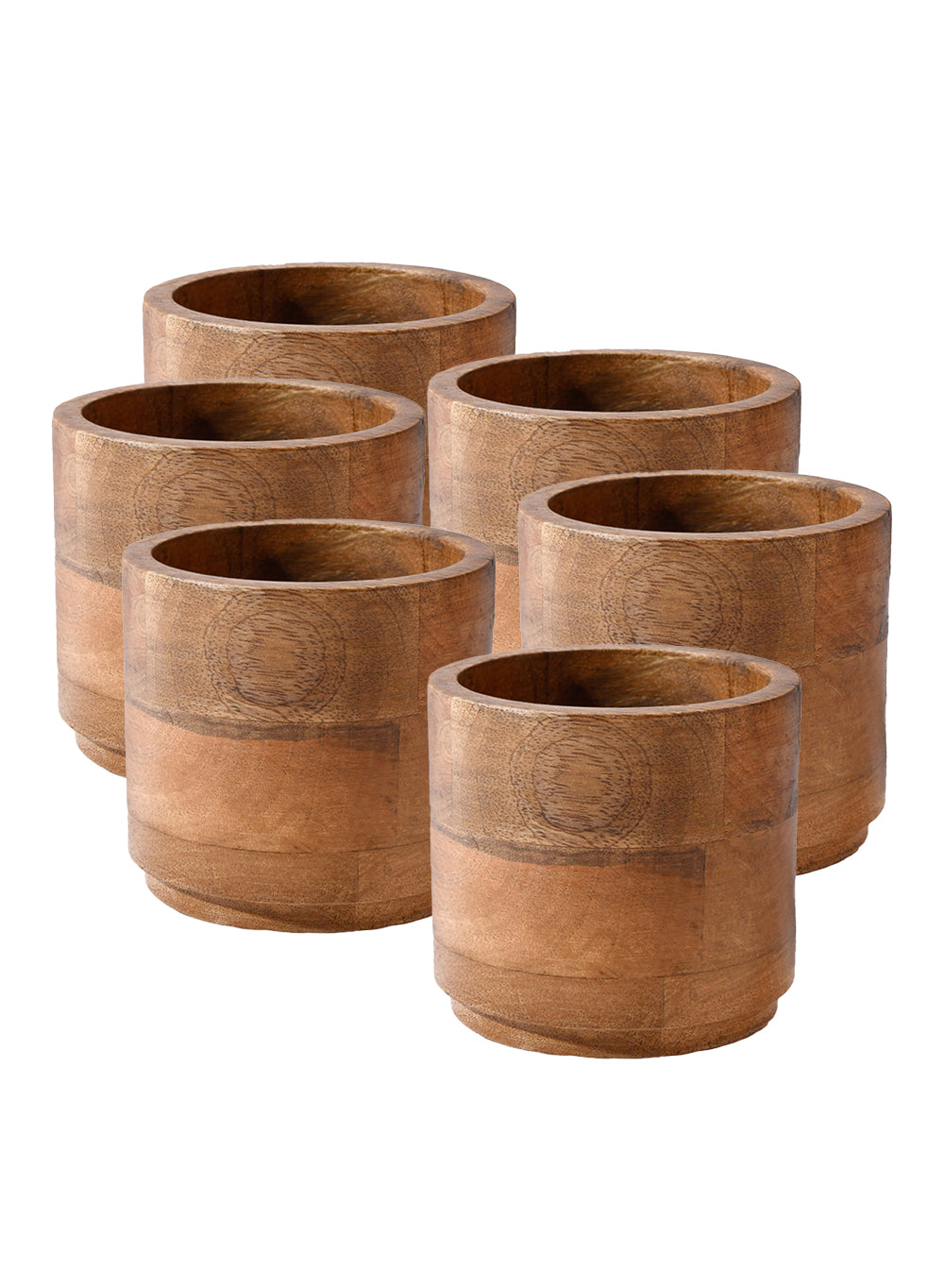 Mango Wood Cachepot, in 3 Sizes (B)