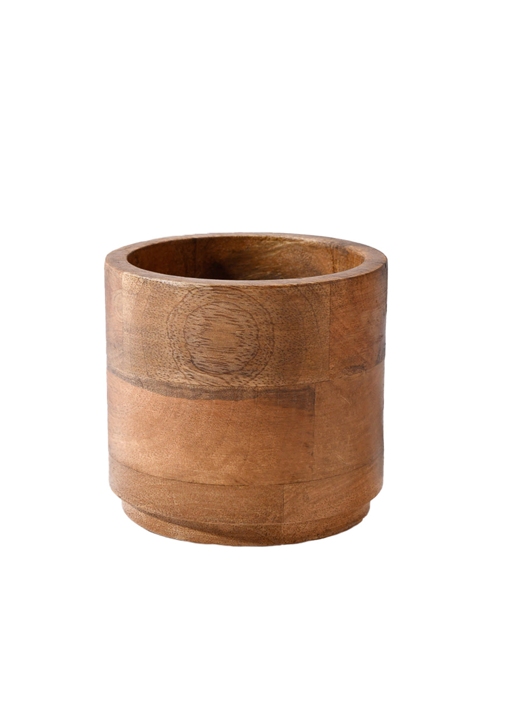 Mango Wood Cachepot, in 3 Sizes (B)