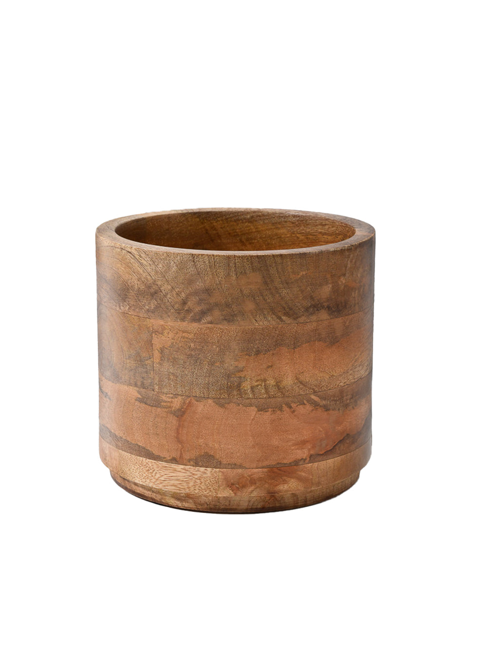 Mango Wood Cachepot, in 3 Sizes (B)