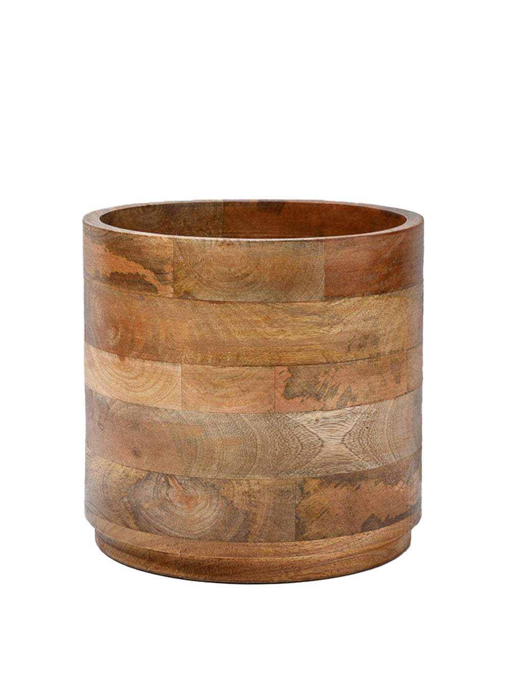 Mango Wood Cachepot, in 3 Sizes (B)