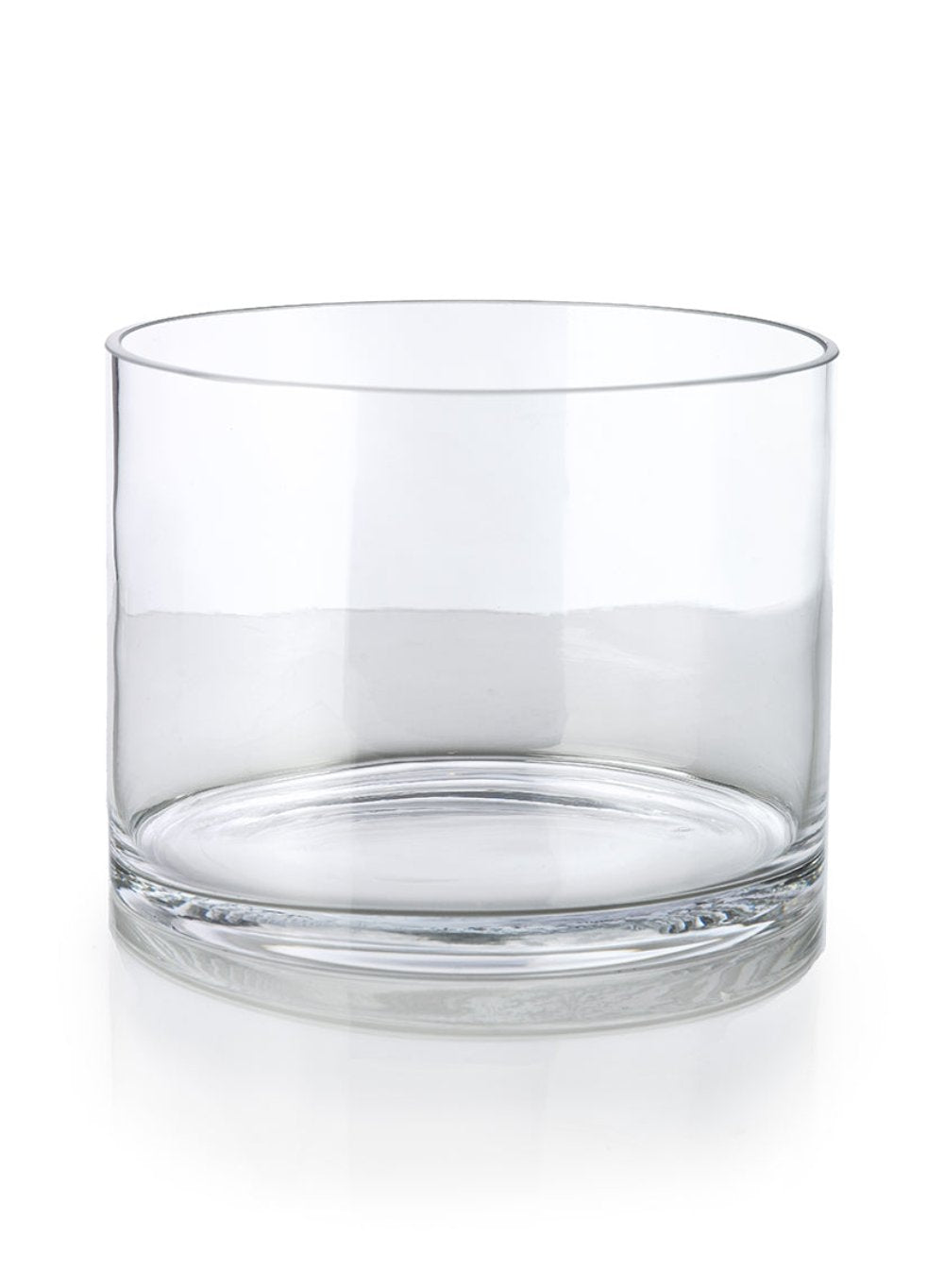 Glass Cylinder Vase, Available in 2 Colors & Sizes