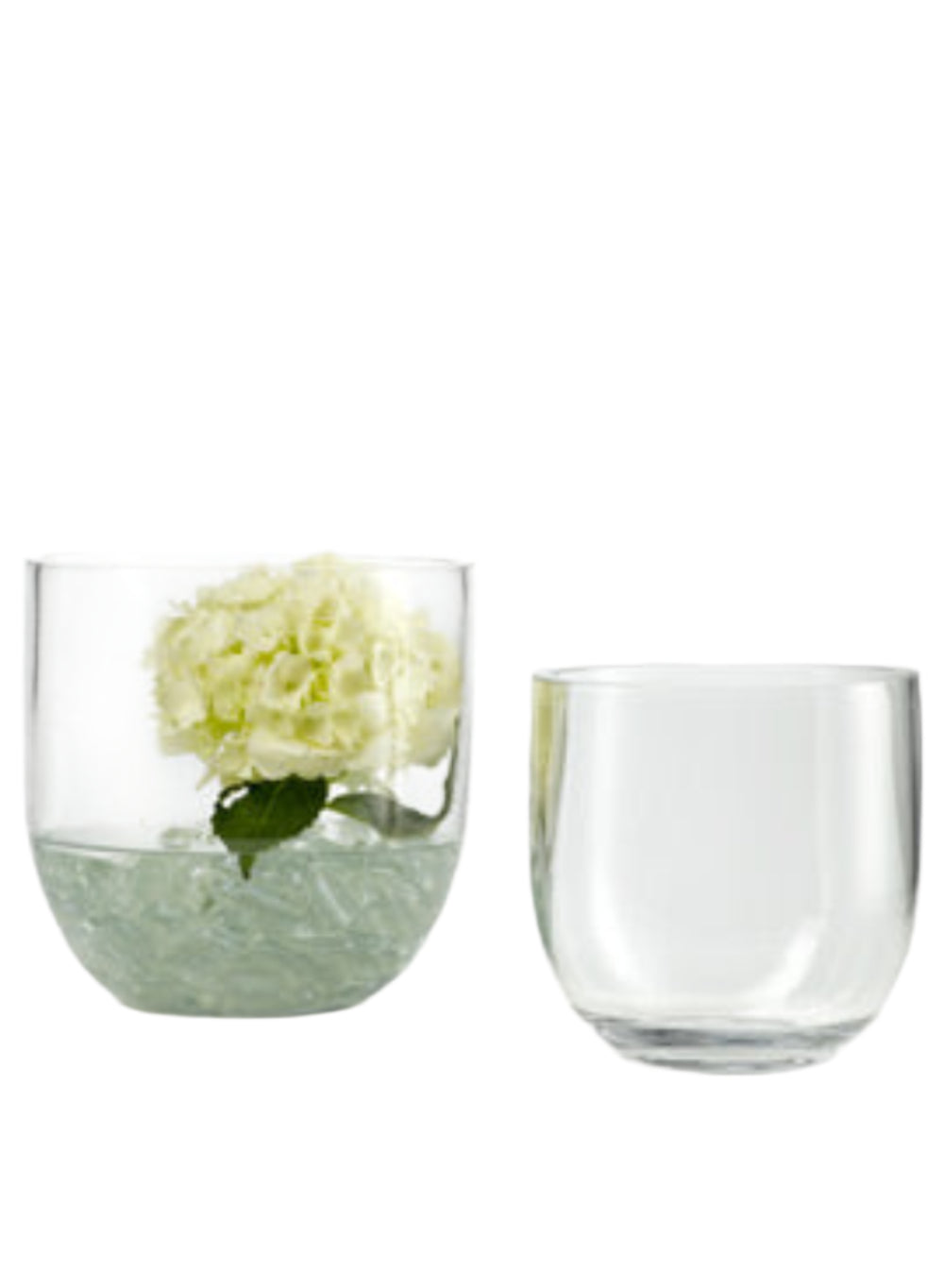 Bowl Glass Vase, in 2 Sizes
