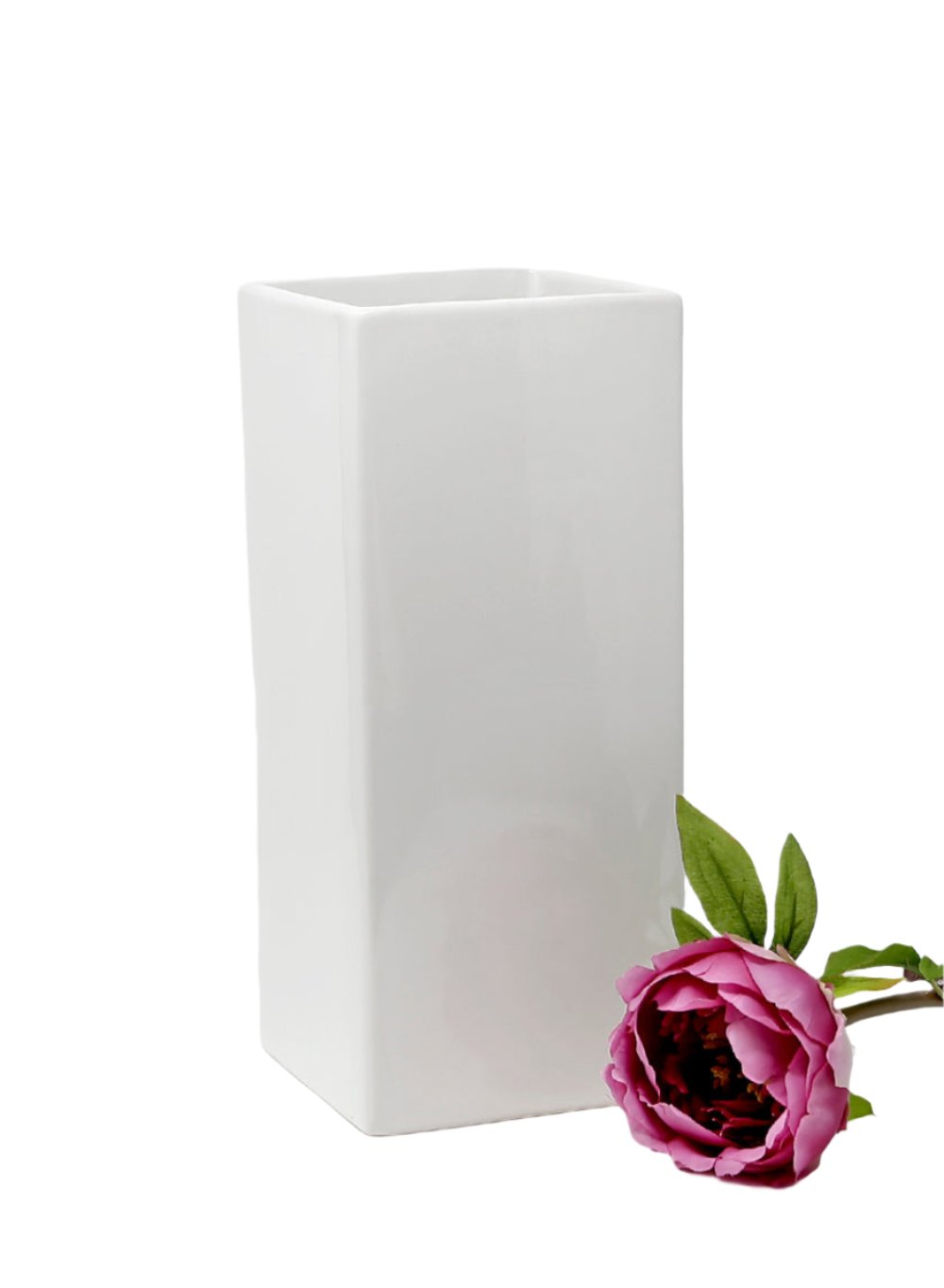Gloss White Rectangle Vases
