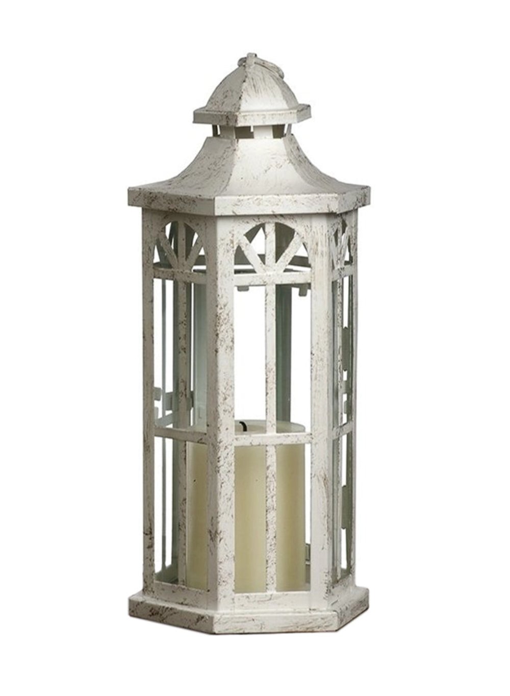 Antique White Lanterns, in 3 Sizes