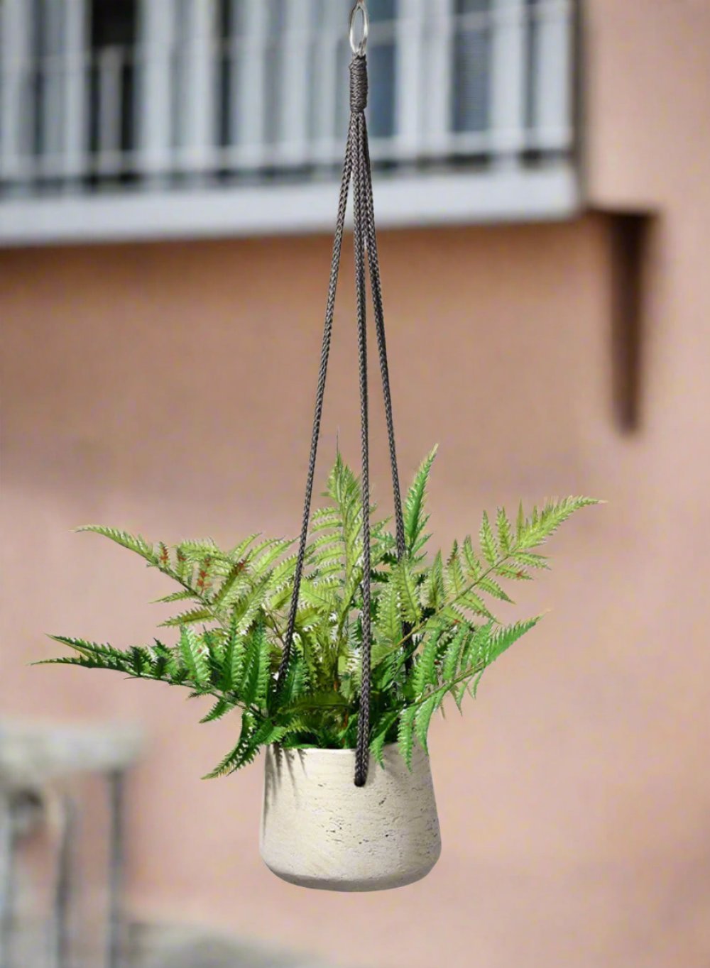 Round Cement Hanging Planter, in 3 Sizes