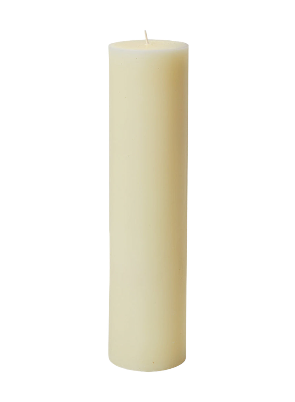 Large Ivory Round Pillar Candle