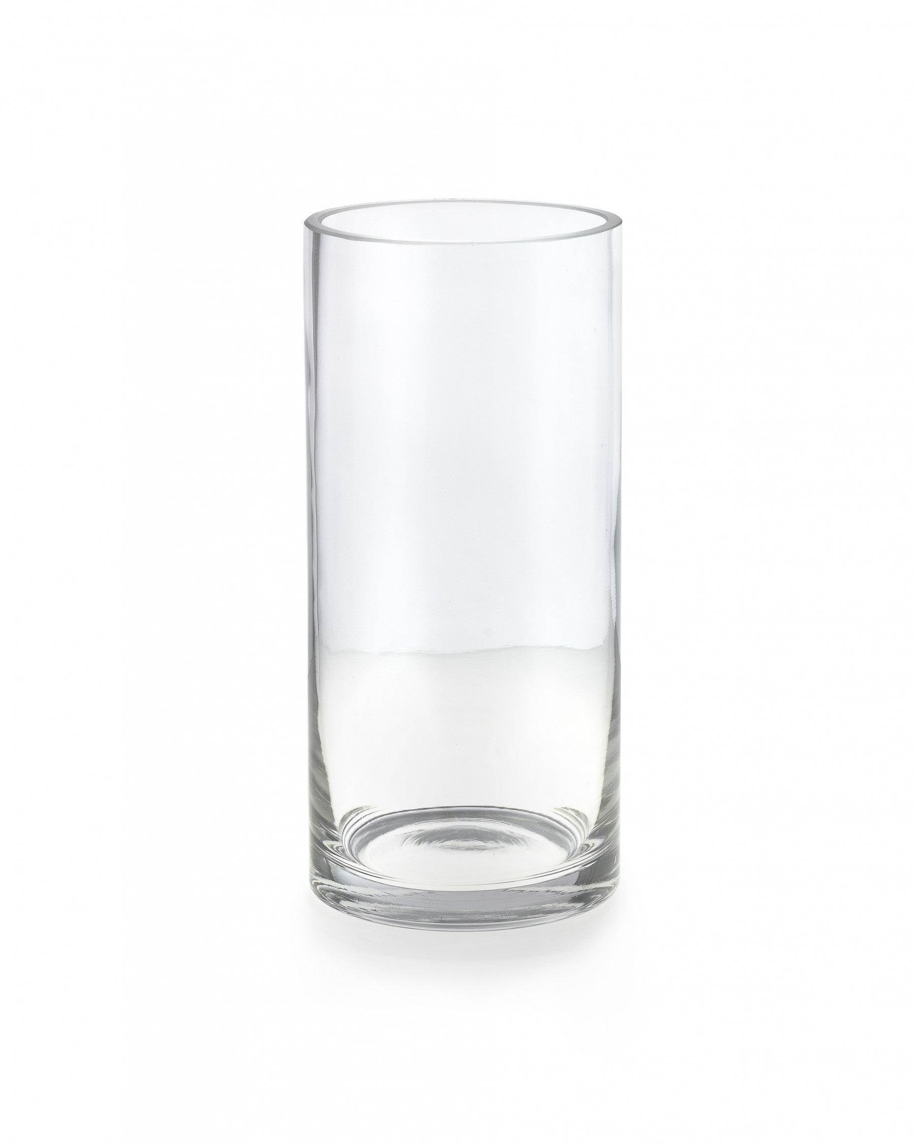 Glass Cylinder Hurricane Vase, 3.5" Diameter & 7.5" Tall, Pack of 6