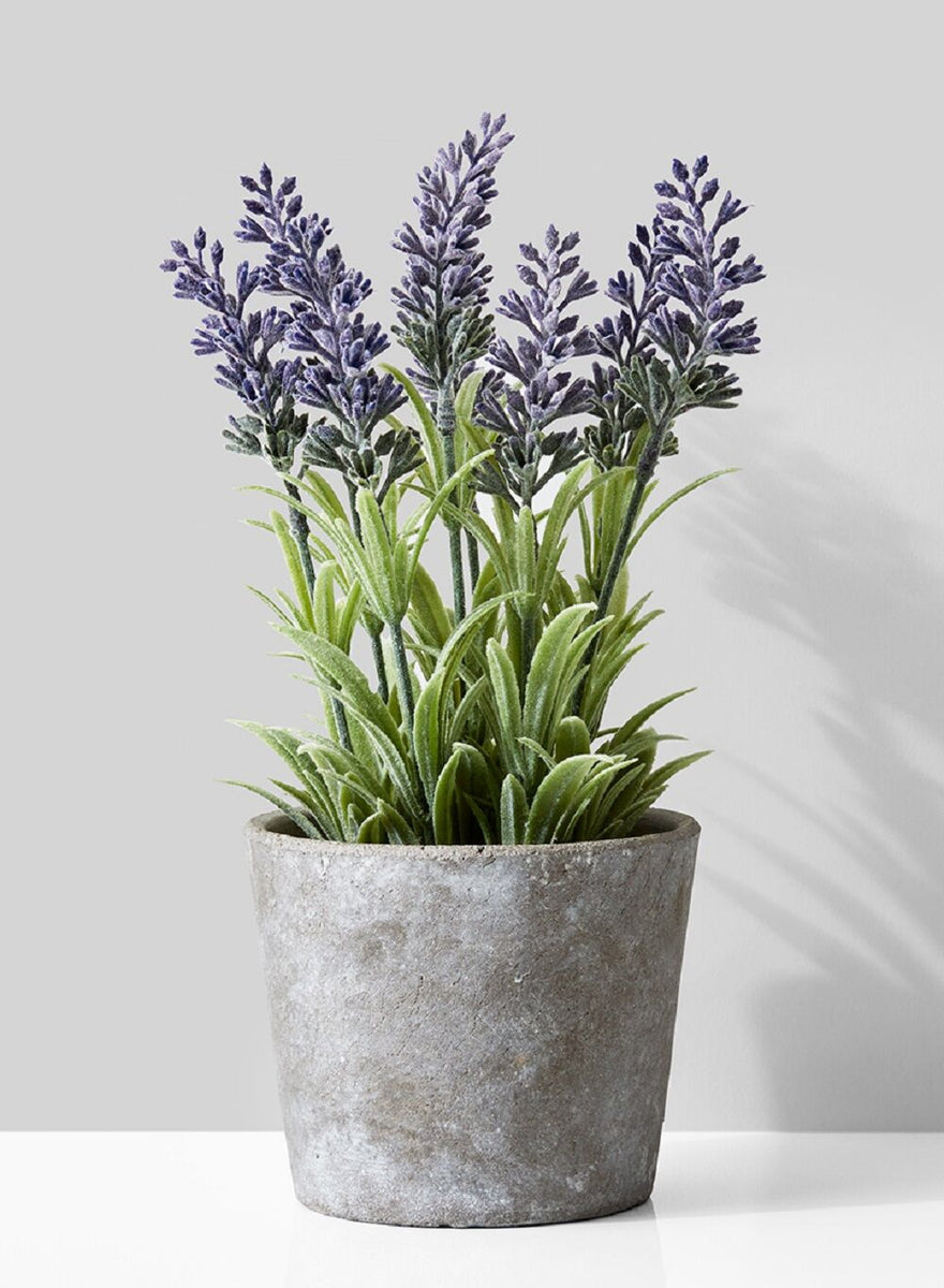 Large fake lavender plant  10 high artificial lavender plant