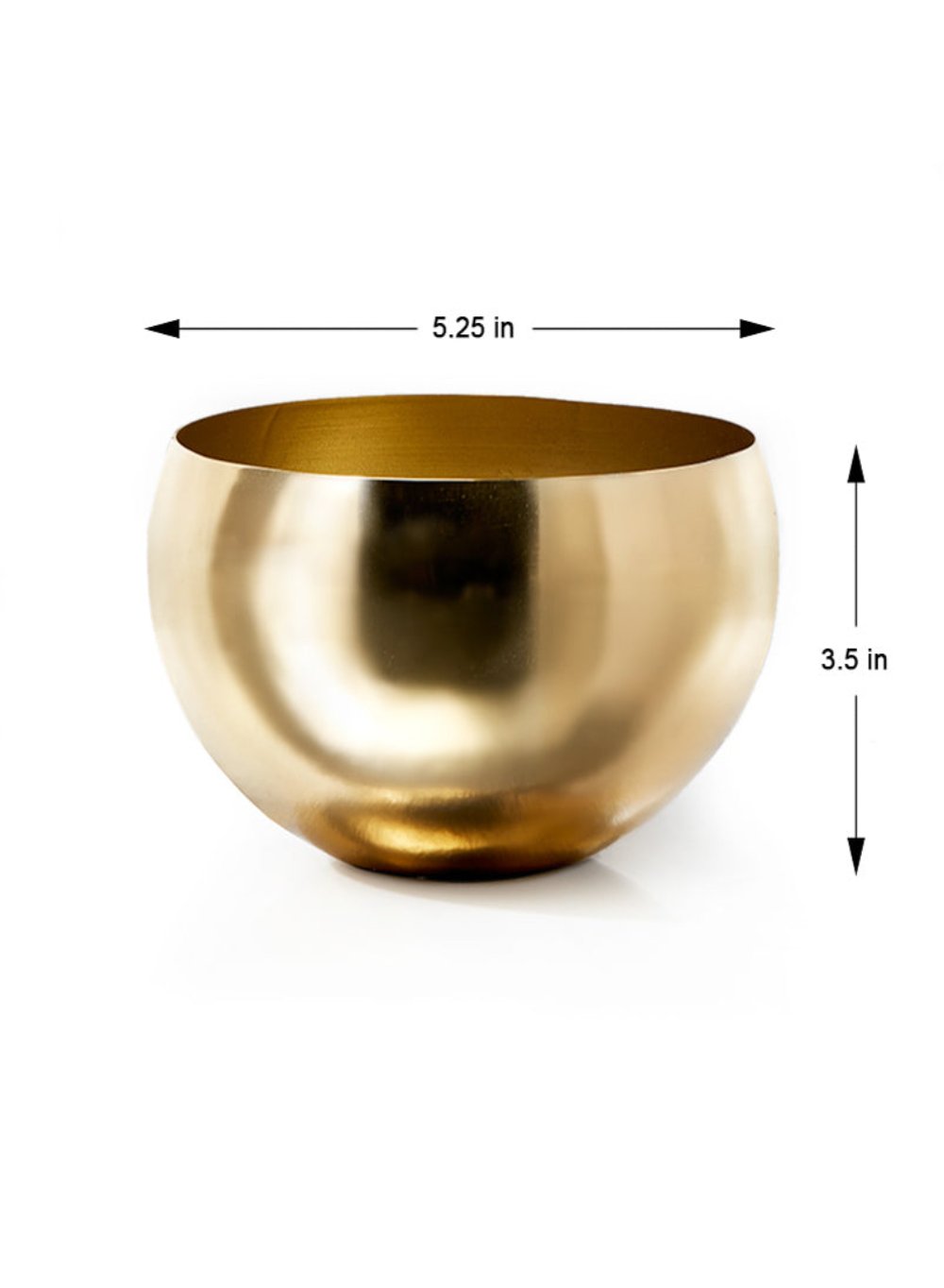 Decorative Shiny Luxe Gold Bowl