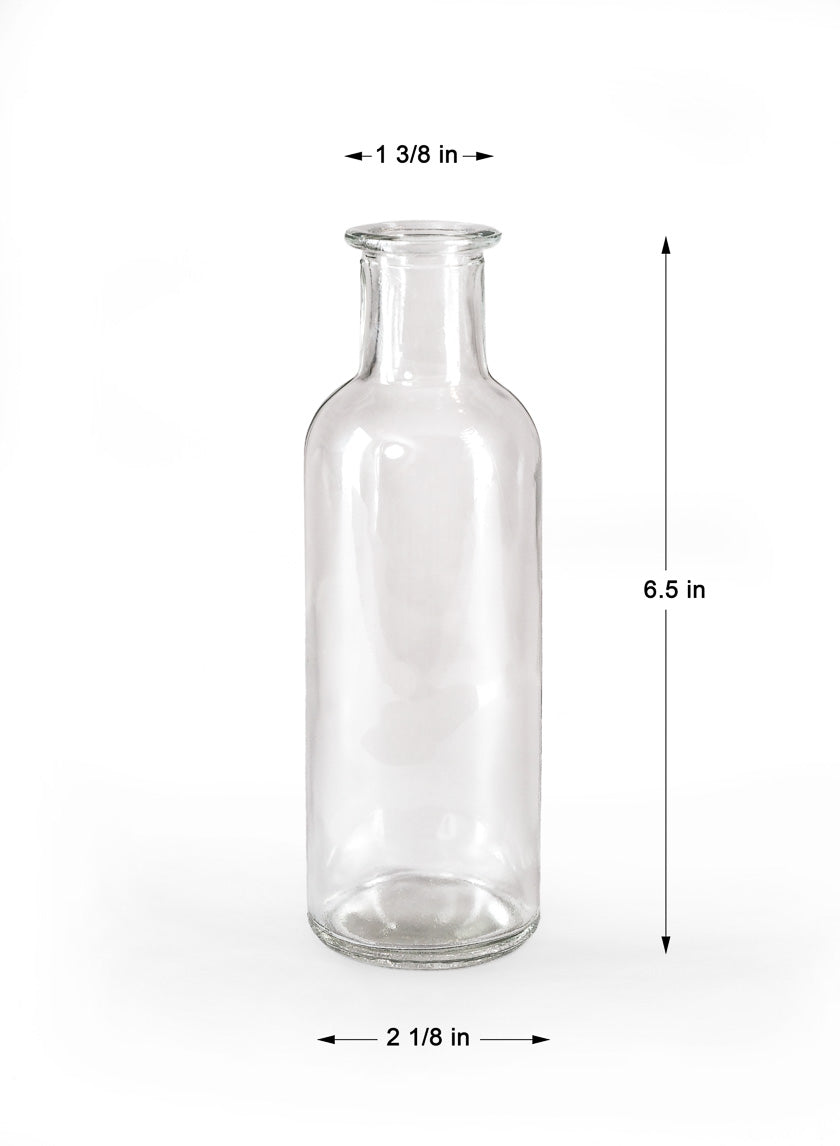 Bundle: Clear Glass Bud Vases – Vintage Apothecary Jars