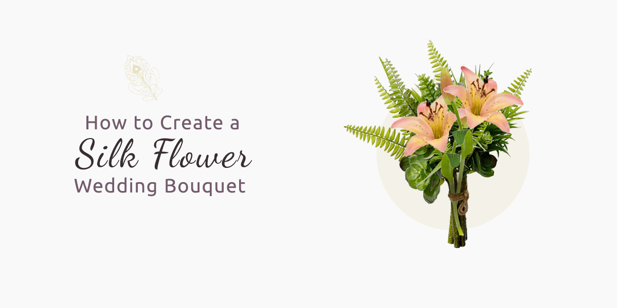 How to Create a Silk Flower Wedding Bouquet Serene Spaces Living