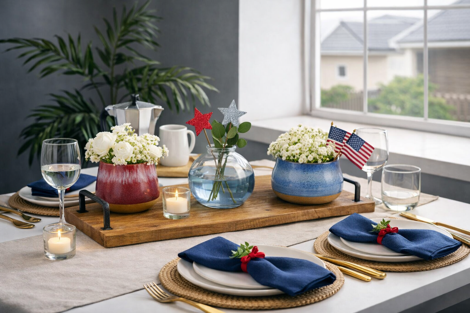 🎇 Simple & Elegant 4th of July Table Decor Ideas (Beyond Red, White & Blue)