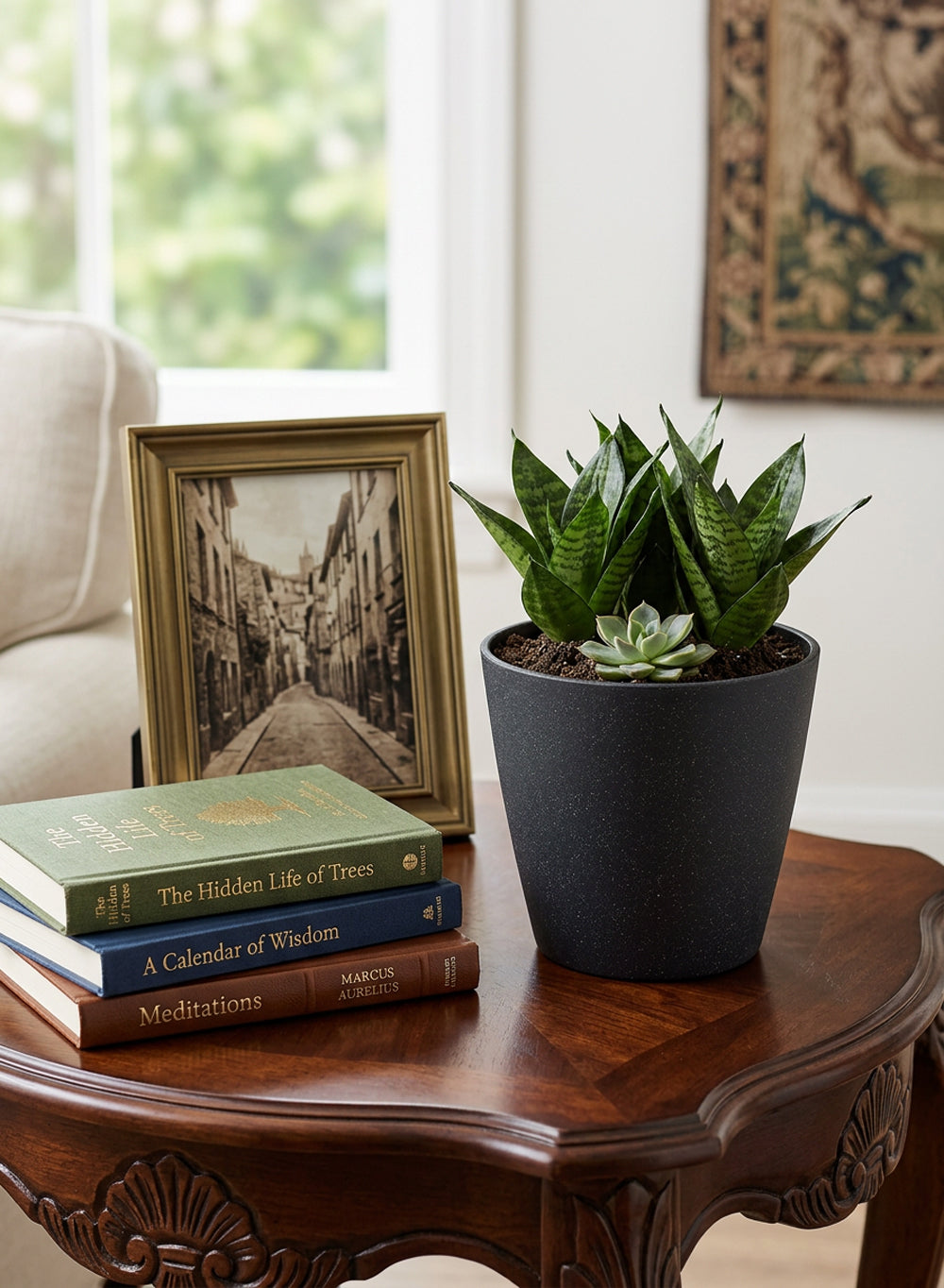 Ebon Tapered PVC Planter Pot Collection
