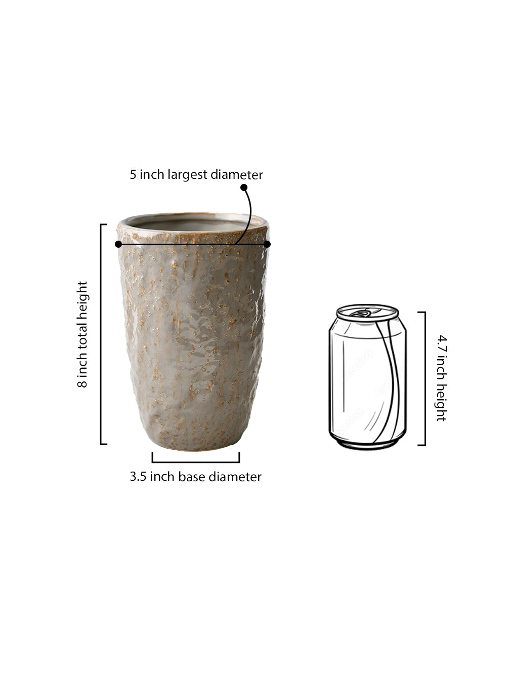 Pebblecrest Ceramic Vase Collection