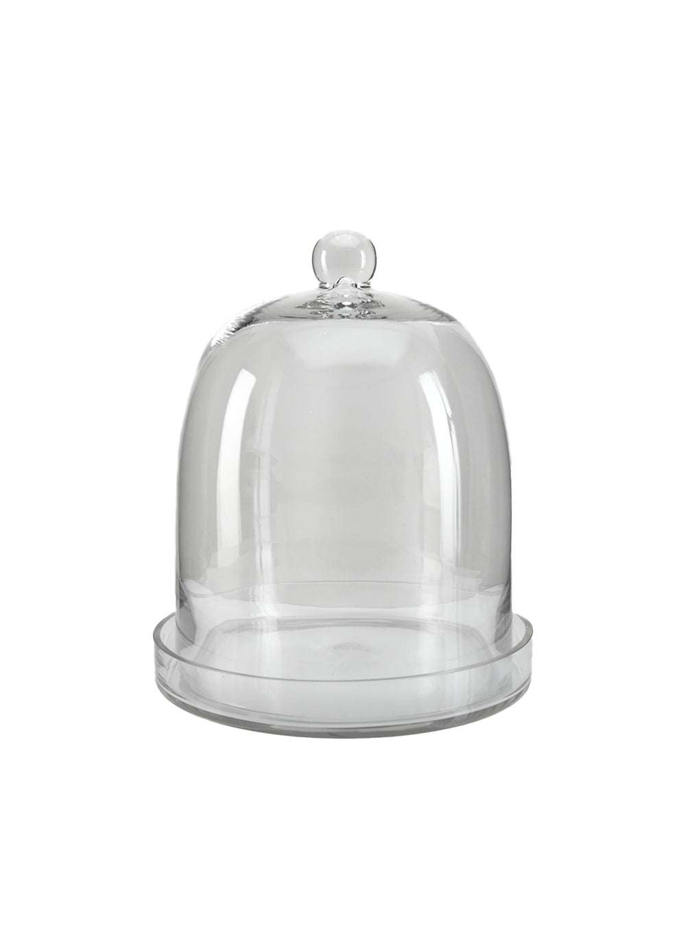 13" Glass Cloche with Base