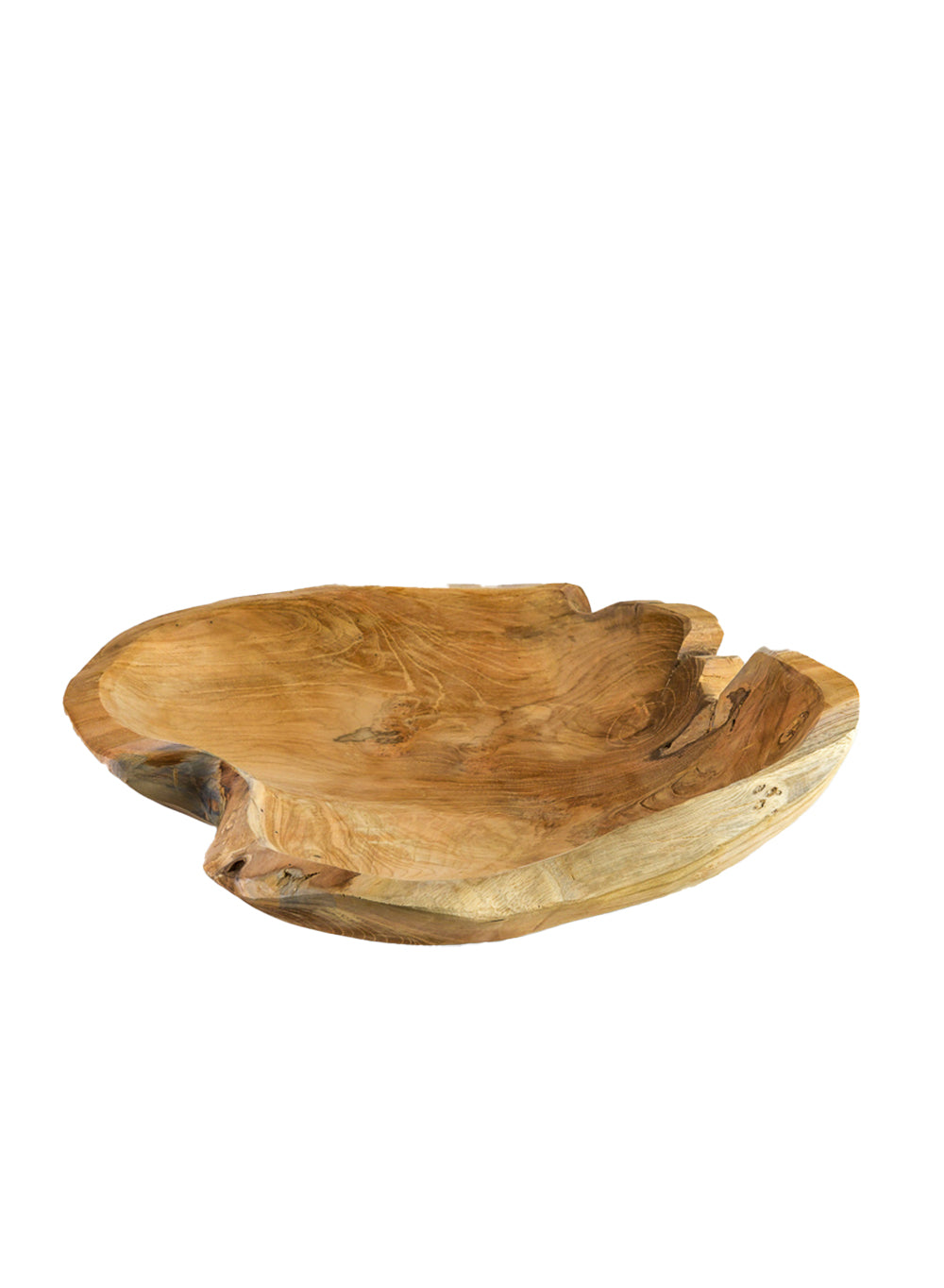 8" Boho Teak Bowl