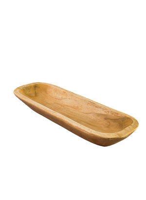 Rectangular Natural Wood Tray, in 2 Sizes