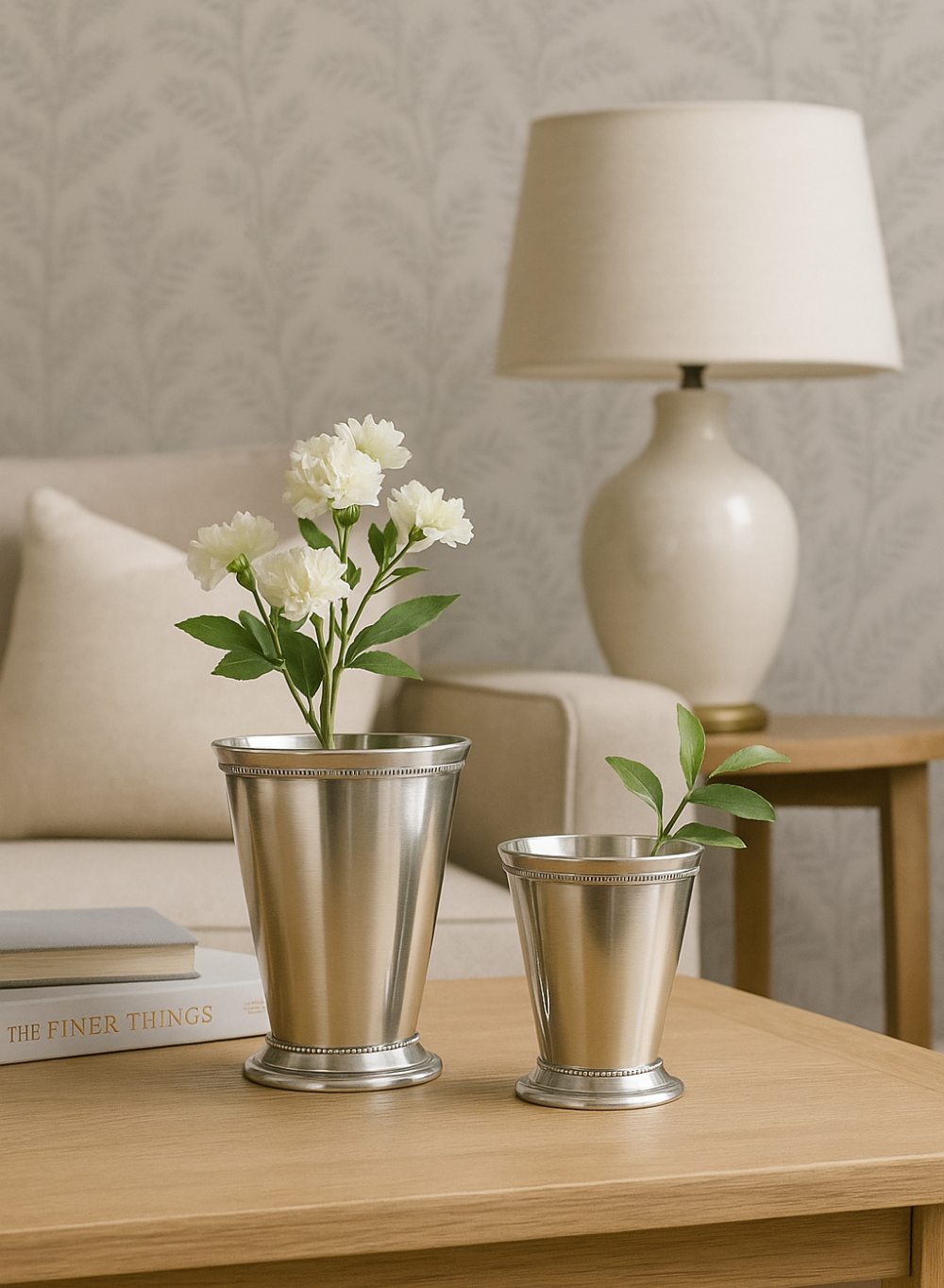 Silver Plated Julep Cup Vase, Available in 5 Sizes