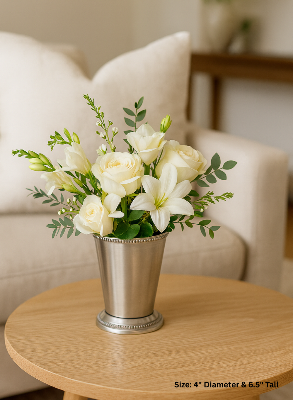 Silver Plated Julep Cup Vase, Available in 5 Sizes