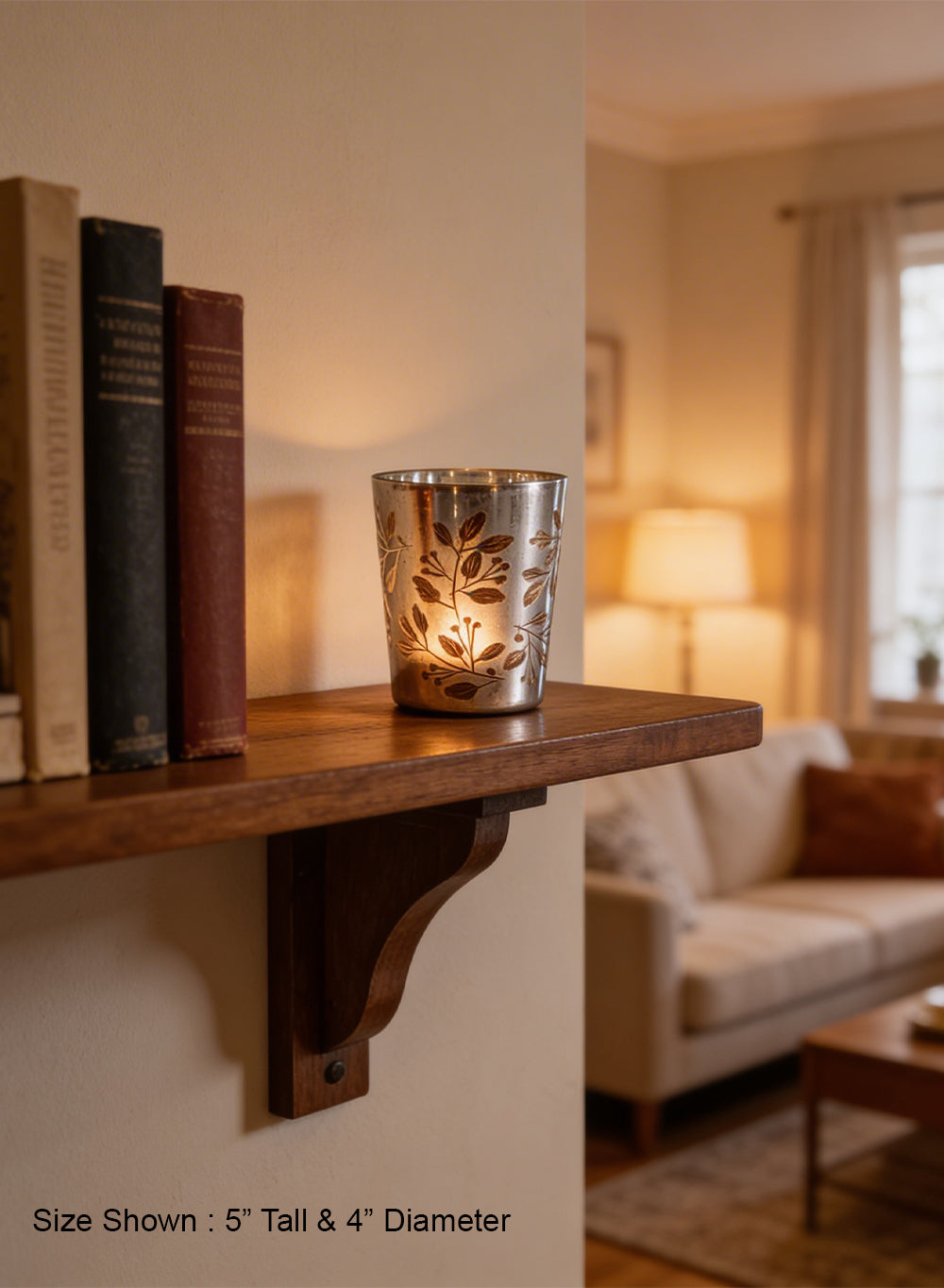 Rose Gold Mercury Glass Holder Collection