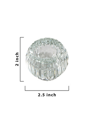 Clear Crystal Tealight Candle Holder, Set of 12 & 36