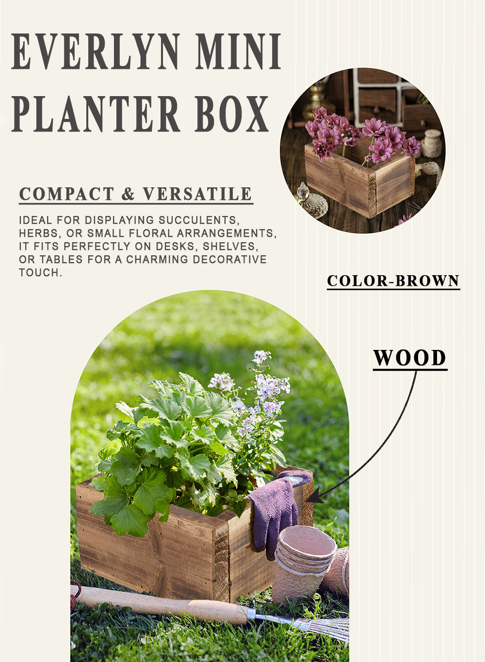 Everlyn Planter Box, Available in 4 Sizes