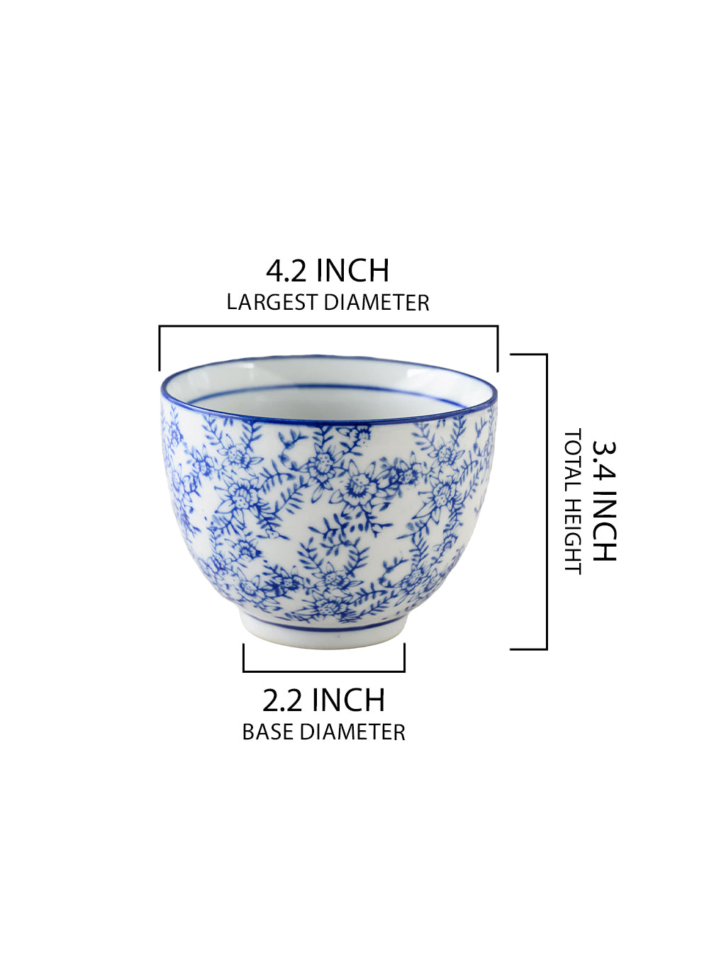 Ming Blossom Blue/White Ceramic Collection