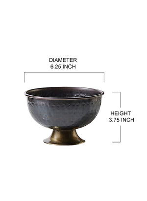 Vintage Hammered Copper Bowl, in 2 Sizes