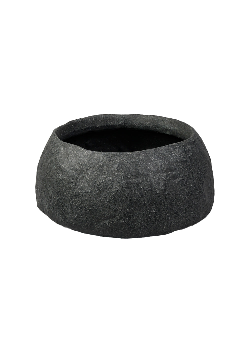 8" Black TerraRock Artisan Bowl