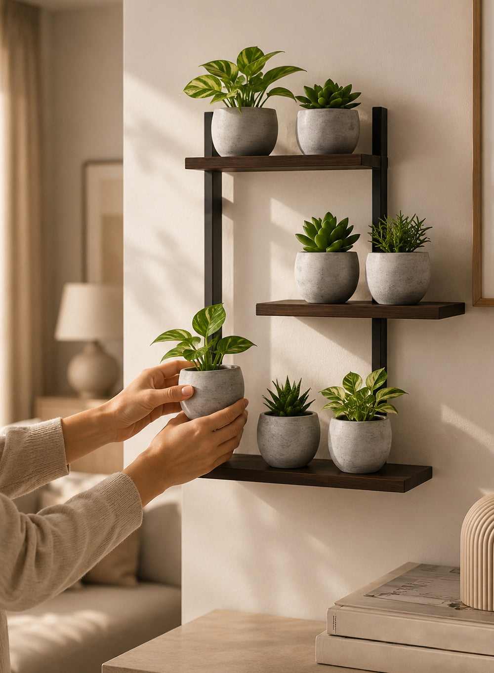 Aeris Grey Mini Planter Collection