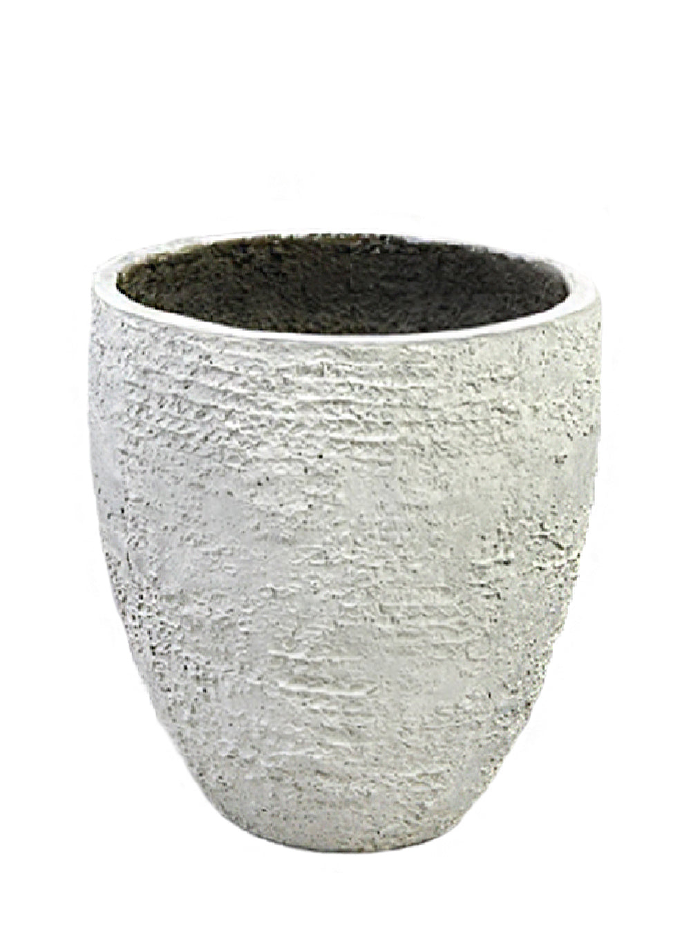 Rustic White Stone Planter, Available in 3 Sizes