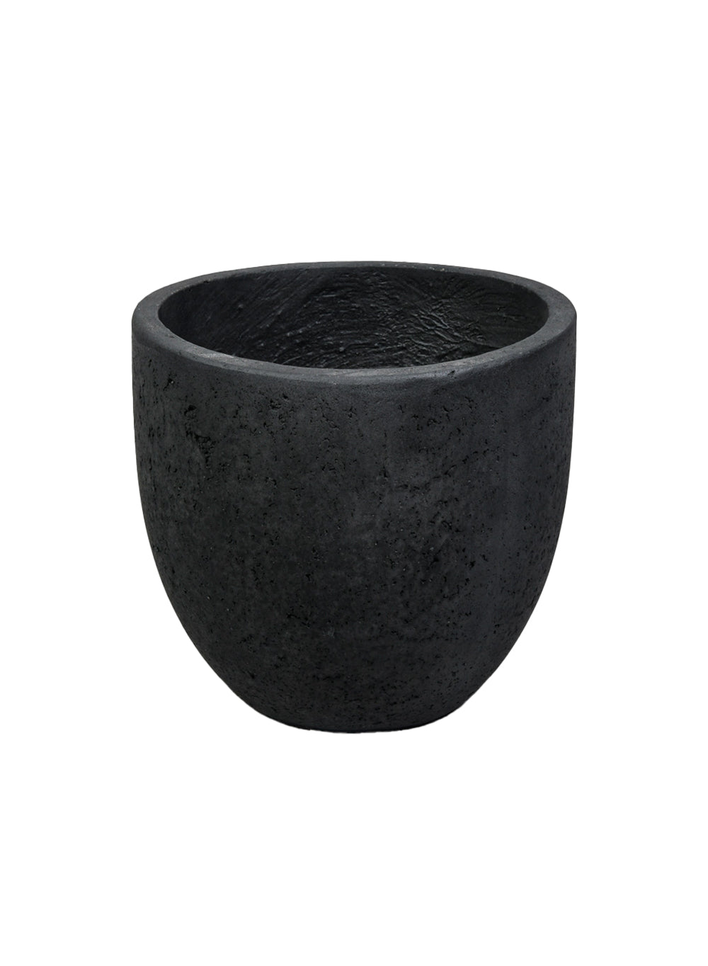 Charcoal Black Cement Planter Pot