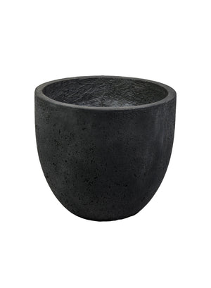 Charcoal Black Cement Planter Pot