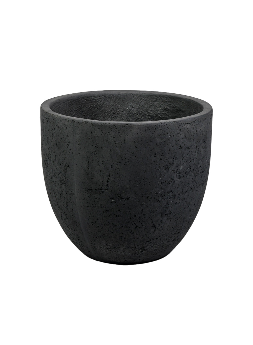 Charcoal Black Cement Planter Pot