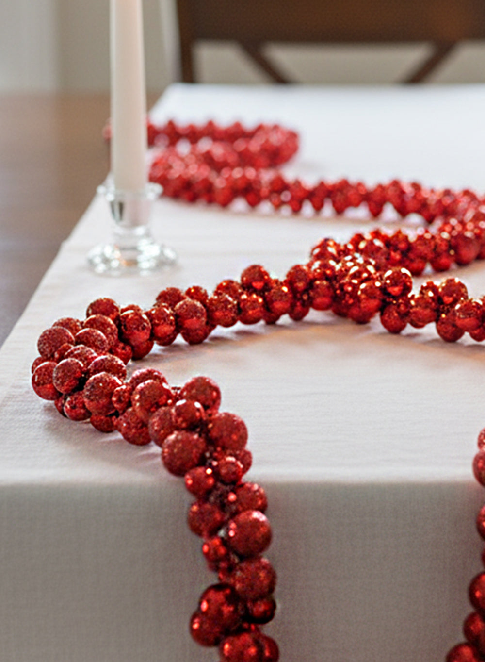 Plastic Bauble Garland, Available 3 Sizes