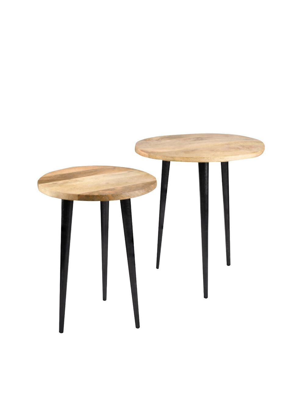 Small Wooden Table, Natural Wood in 2 Sizes