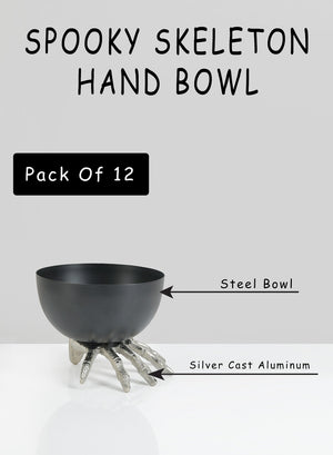 5" Spooky Skeleton Hand Bowl