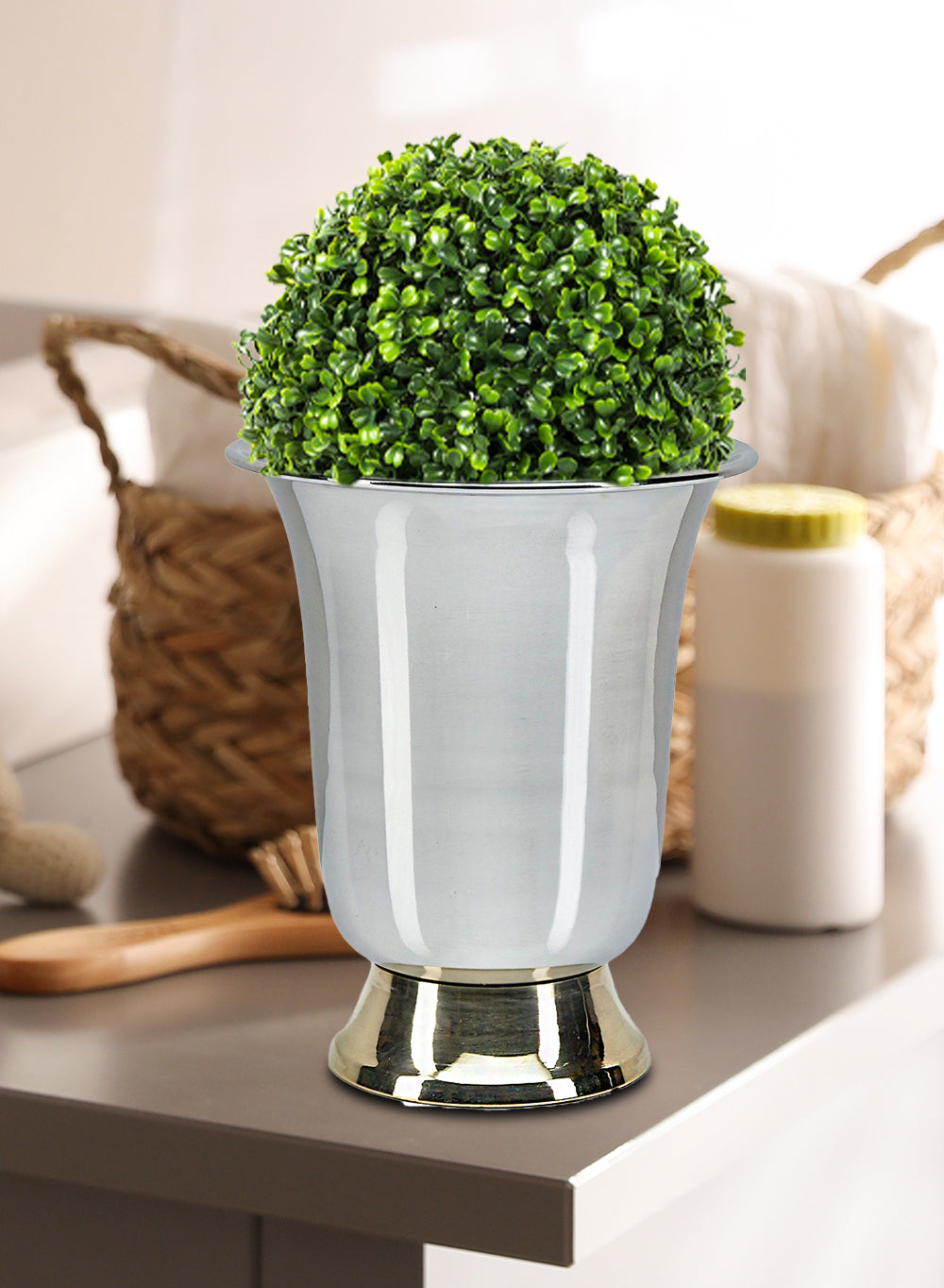 Silver-Gold Julep Cup Vase, in 2 Sizes