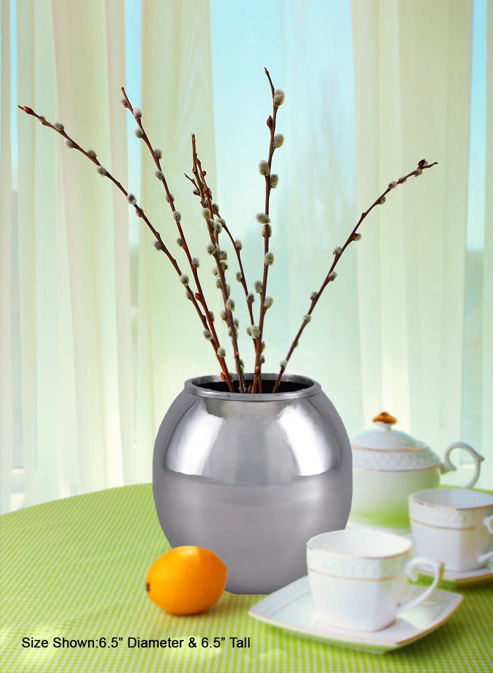Alerra Stainless Steel Vase, in 2 Sizes