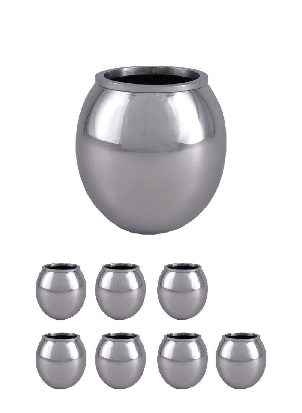 Alerra Stainless Steel Vase, in 2 Sizes