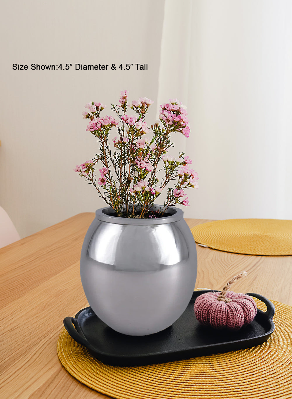 Alerra Stainless Steel Vase, in 2 Sizes