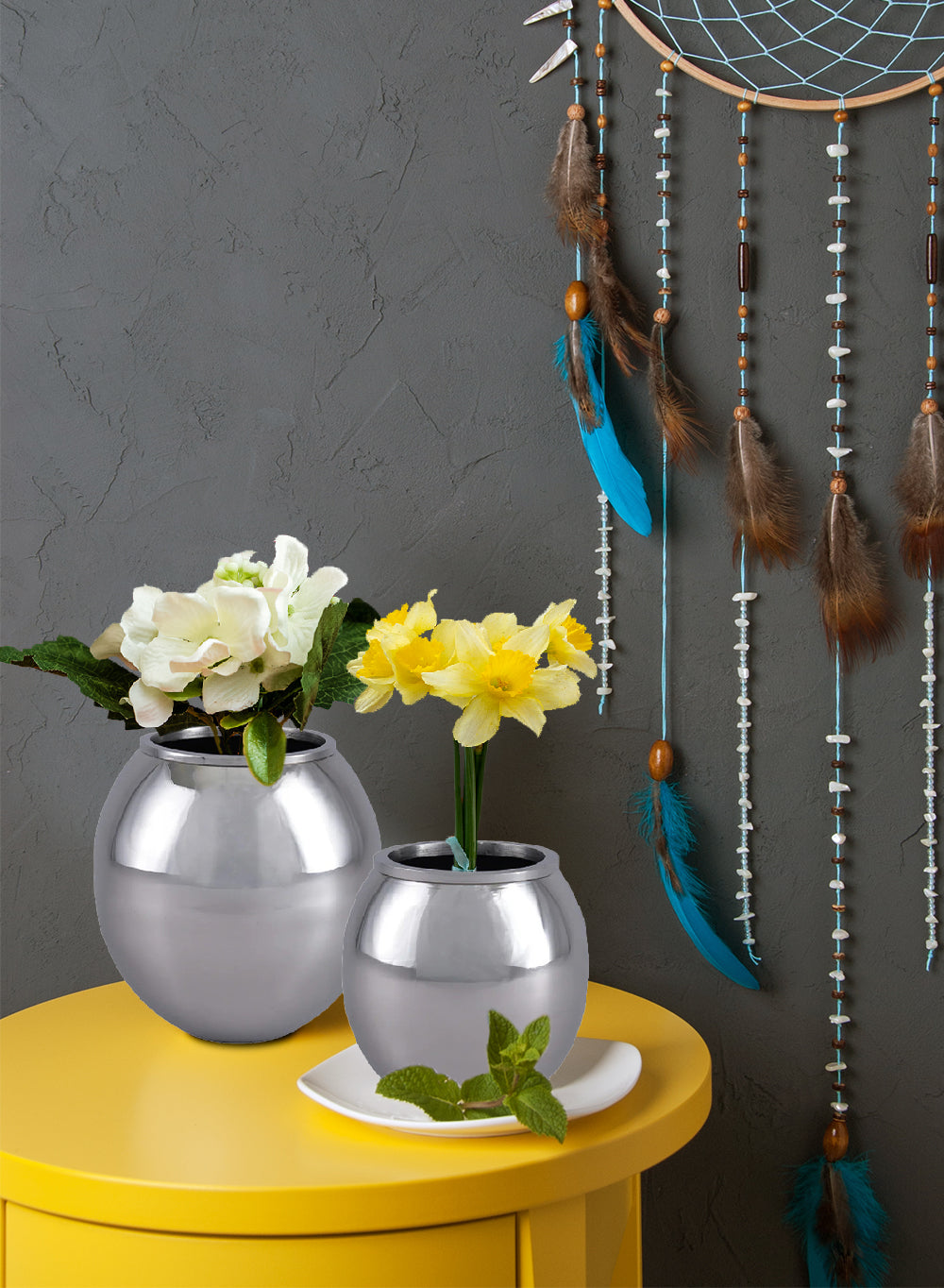 Alerra Stainless Steel Vase, in 2 Sizes